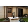Urban Ambiance Luxury Farmhouse Outdoor Post Light 15.625''H x 7''W,  Midnight Black Finish,  Macon Collection, UHP1389 - 2 of 4