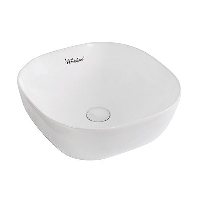 ALFI Isabella Plus Collection Square Above Mount Basin with Center Drain