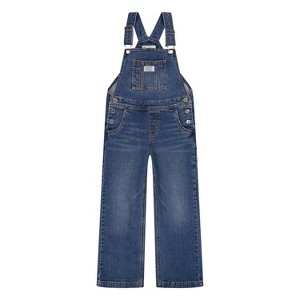 Levi's® Girls' Overalls - Dark Wash - 1 of 4