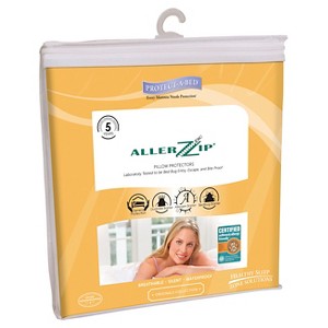 Protect-A-Bed 2pk Allerzip Anti-Allergy & Bed Bug Proof Pillow Protector - Standard
