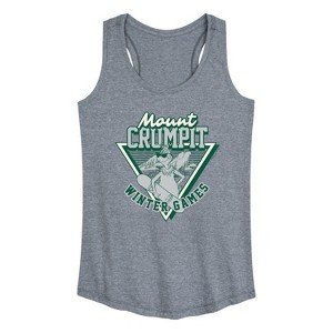 Women's - Dr. Seuss - Mt Crumpit Games Graphic Racerback Tank - 1 of 4