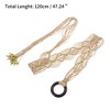 Unique Bargains Bohemian Wide Bound Pattern Adjustable Waist Belt 1 Pc - 3 of 4
