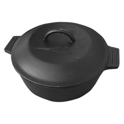 Bayou Classic Cast Iron 4qt Covered Casserole