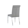 Chintaly Imports,Contemporary Upholstered Cantilever Side Chair - Set of 4 - 3 of 4