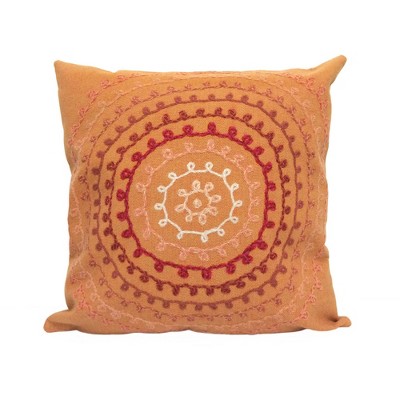 Coral Pumpkin Throw Pillow - Liora Manne