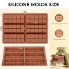 Aoibox Chocolate Bar Mold - Non-Stick Silicone Deep Mold for Dubai Pistachio, Candy, Snacks, Heat Resistant & Easy to Clean - 2 of 4