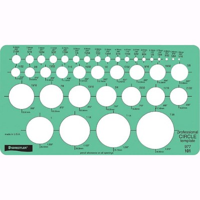 Staedtler Mars Circle Template 977