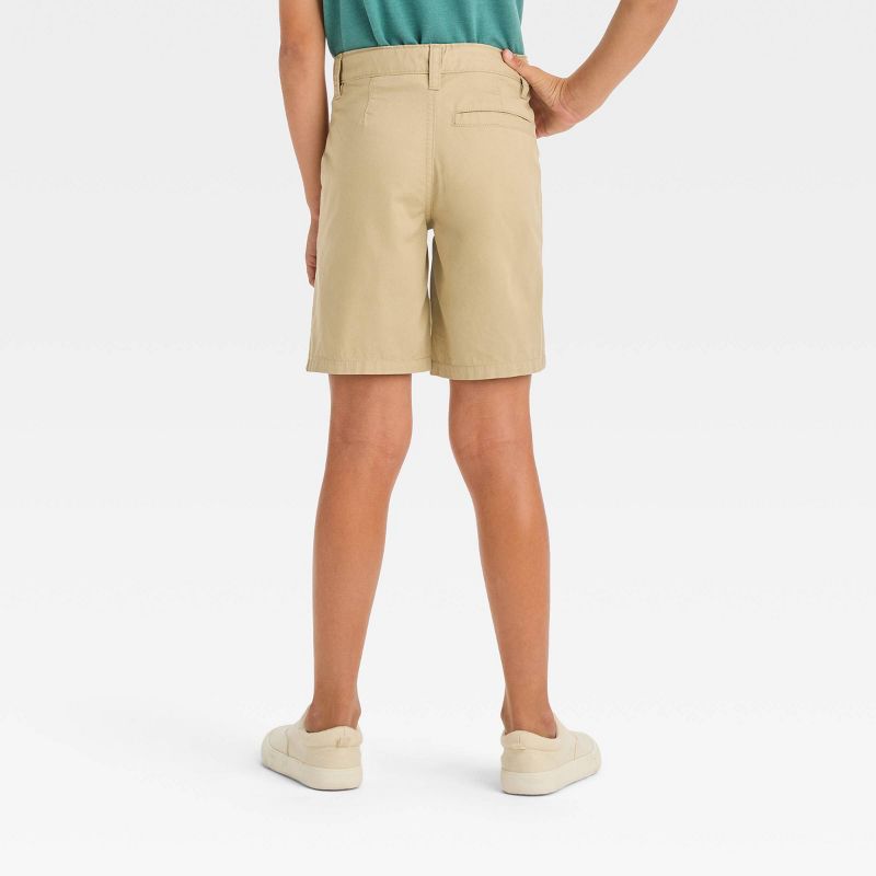 Boys' Flat Front 'At the Knee' Chino Shorts - Cat & Jack™, 3 of 6