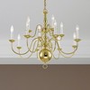 Livex Lighting Williamsburgh 12 - Light Chandelier in  Polished Brass - 2 of 2