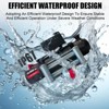13800lbs Electric Vehicle Winch, Waterproof IP67 80ft Steel Cable Truck Winch with Wireless Handheld Remote, 12V Power Winch for Towing UTV Off Road - 4 of 4