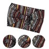 Unique Bargains Women's Printed Wide-side Knotted Headwrap Blue Deep Brown Red Brown 4 Pcs - 2 of 4