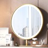 POVISON Modern Makeup Vanity Table With LED Lighted Mirror, Dressing Table with Movable Tray Top, 3 Solid Wood Drawer, Without Stool, 43", White - 4 of 4