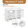 Sleek and Contemporary Shoe Cabinet with Adjustable Shelves, Minimalist Home Organizer with Solid Wood Legs - Leovsnove - 3 of 4