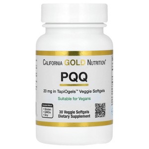 California Gold Nutrition PQQ, 20 mg, 30 Veggie Softgels - 1 of 4