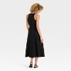 Women's Racerback Linen Midi A-Line Dress - Future Collective Black - 2 of 3