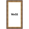 PosterPalooza | Panoramic Museum Gold Picture Frame - UV Acrylic, Foam Board Backing, Hanging Hardware - 2 of 4