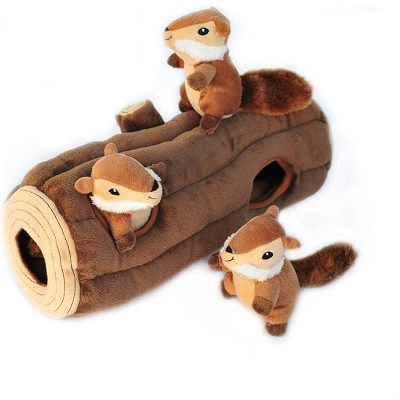 ZippyPaws Burrow- Interactive Dog & Puppy Toys for Boredom, Stimulating Pet Products to Keep them Busy, Hide & Seek Plush ...