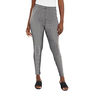 Jessica London Women's Plus Size Everyday Stretch Cotton Legging - 1 of 4