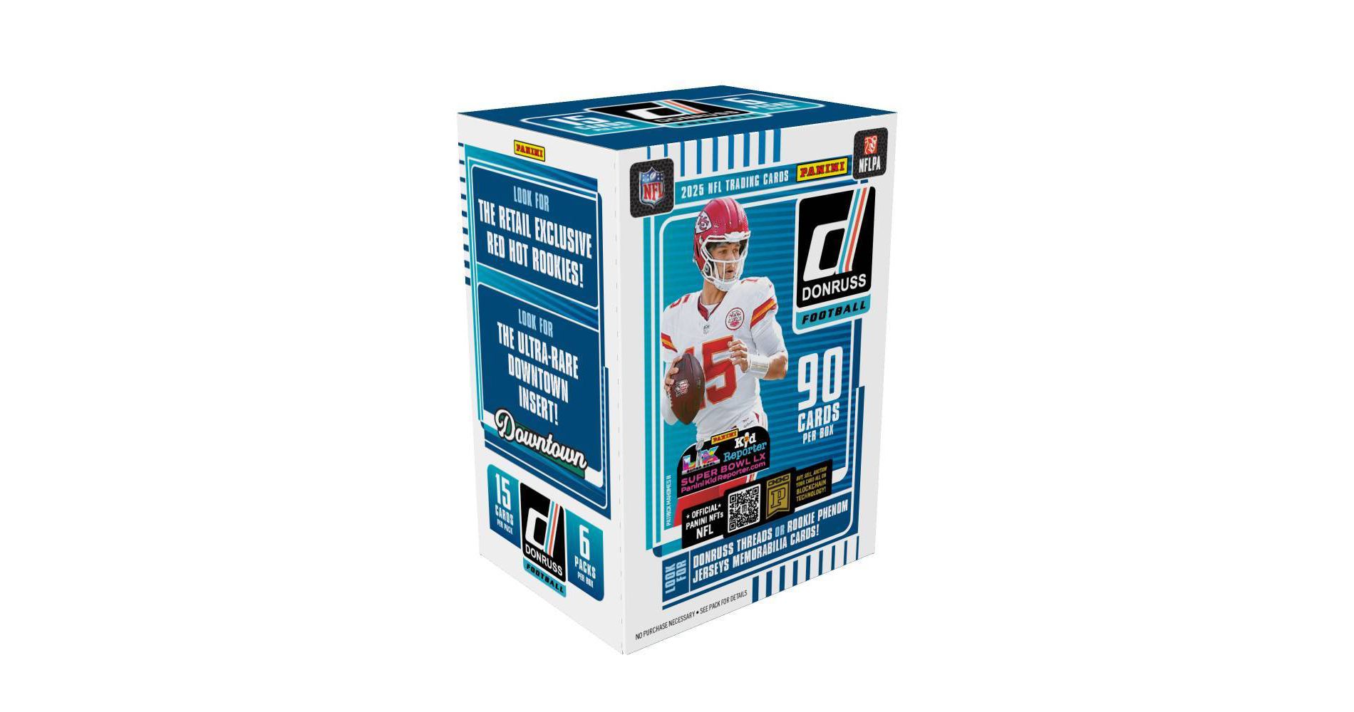2025 Panini NFL Donruss Football Trading Card Blaster Box