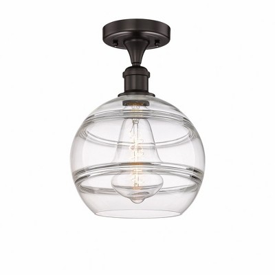 Rochester - 1 Light Semi-Flush Mount In Industrial Style-11.75 Inches Tall and 10 Inches Wide