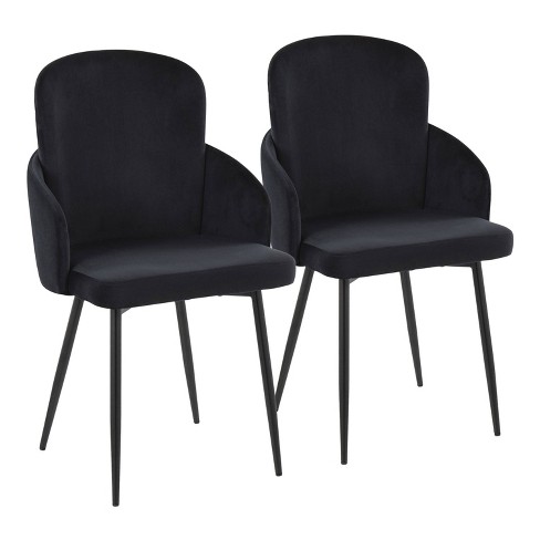 Black dining deals chairs target