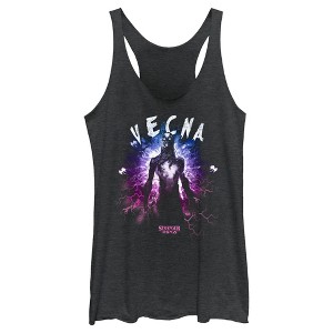 Women's Stranger Things Vecna The Upside Down Monster Racerback Tank Top - 1 of 4