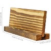 Darware Blank Brown Wood Tabletop Signs,6pk; Natural Wood Signs for Weddings, Parties, Events and Business - 2 of 4