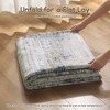 MontVoo Abstract Modern Non-Slip Washable Rug Blue - 3 of 4