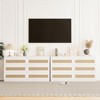 6 Drawer Double Dresser for Bedroom, Wide Chest of Drawers & Boho Dresser for Closet, Store Organizer for Bedroom, Living Room, Hallway, 47.24" - 2 of 4