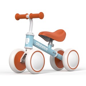 Allobebe Toddler Balance Ride-On Bike 4-Wheeled 12-36 Months Adjustable Seat Quiet Wheels - 1 of 4