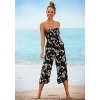 Women's Floral Strapless Culotte Jumpsuit - LASCANA - 3 of 4