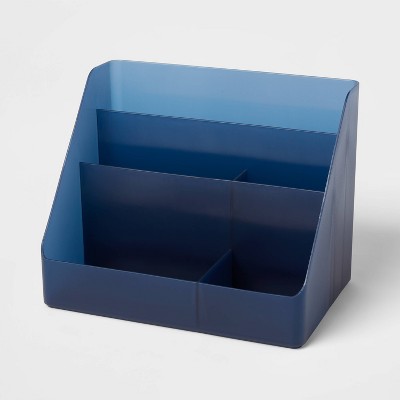 Juvale 3 Pack Collapsible Fabric Storage Bins, Cubes & Organizer With  Handles, Shelf Baskets & Boxes For Organization, Navy Blue, 16.25 X 12 In :  Target