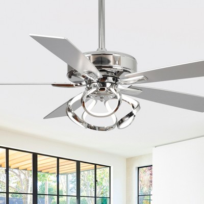 Parrot Uncle 52" Modern Color Changing Integrated LED Ceiling Fan with Light and Remote Control