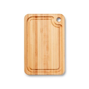 John Boos Block Prestige Edge Grain Maple Wood Reversible Cutting Board with Fluid Channel - 1 of 4