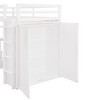 NicBex Twin/Full Loft Bed with Built-in Desk,3 Drawers and Wardrobe for Kids Teens Adults - 4 of 4
