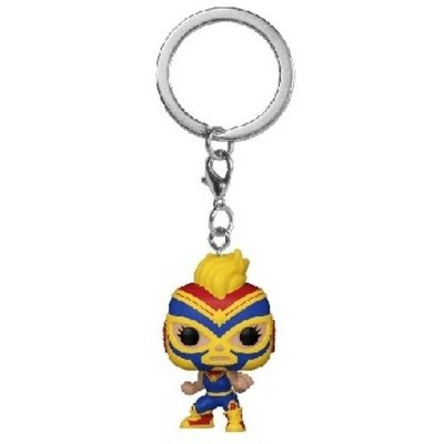 FUNKO POP! KEYCHAIN: Marvel Luchadores- Captain Marvel