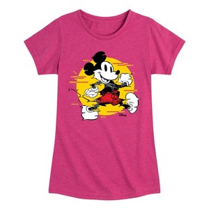 Girls' - Disney - Mickey & Friends Fitted Short Sleeve Graphic T-Shirt - 1 of 4