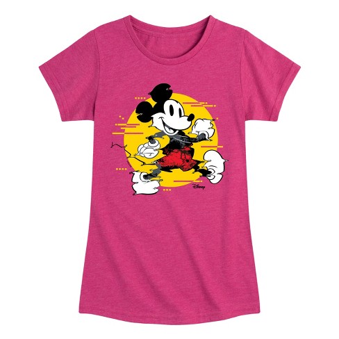 Girls' - Disney - Mickey & Friends Fitted Short Sleeve Graphic T-Shirt - image 1 of 4