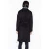 JENNIE LIU Women's Cashmere Wool Double Face Overcoat with Belt - 2 of 4