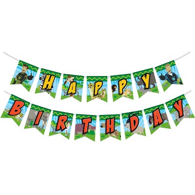 Treasures Gifted Wild Kratts Birthday Banner - Wild Kratts Party Supplies