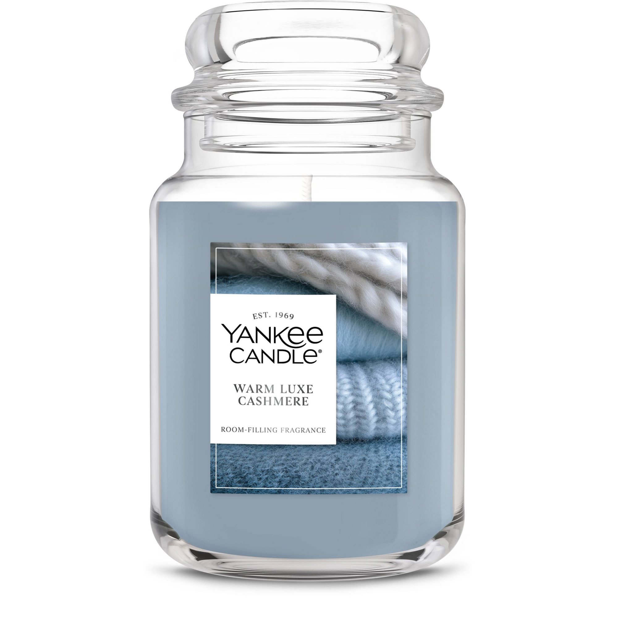 Original Large Jar Warm Luxe Cashmere Candle 22oz - Yankee Candle
