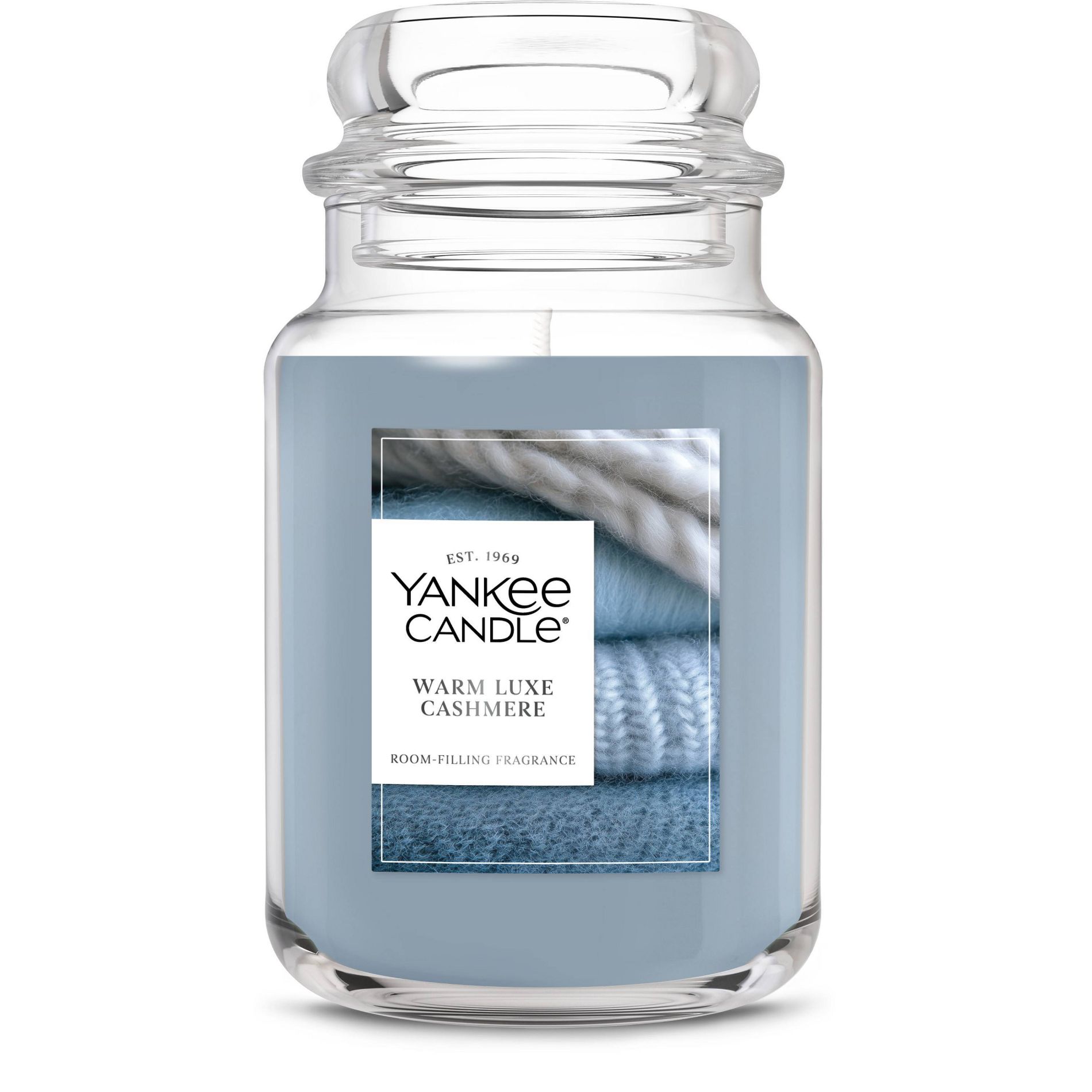 Original Large Jar Warm Luxe Cashmere Candle 22oz - Yankee Candle