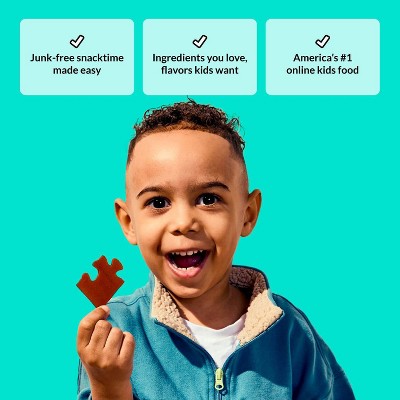 Little Spoon Kids' Fruit Puzzlers Peach Fruit Snacks Made with Real Fruit - 7.05 oz/10ct