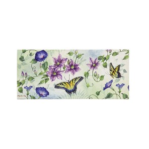 Evergreen Trailing Vines Sassafras Indoor Outdoor Switch Doormat 1'10"x10" Multicolored - 1 of 4