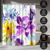 Americanflat 71" x 74" Shower Curtain, Floral Shimmer by Harrison Ripley - 4 of 4