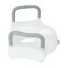 Emma and Oliver Ramsey Elevated Toilet Seat for the Elderly with Height Adjustable Foam Wrapped Handles and Locking Safety Mechanism - 4 of 4