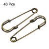 Unique Bargains Metal DIY Blankets Crafts Brooch Making Home Sewing Large Safety Pins 40 Pcs - 3 of 4