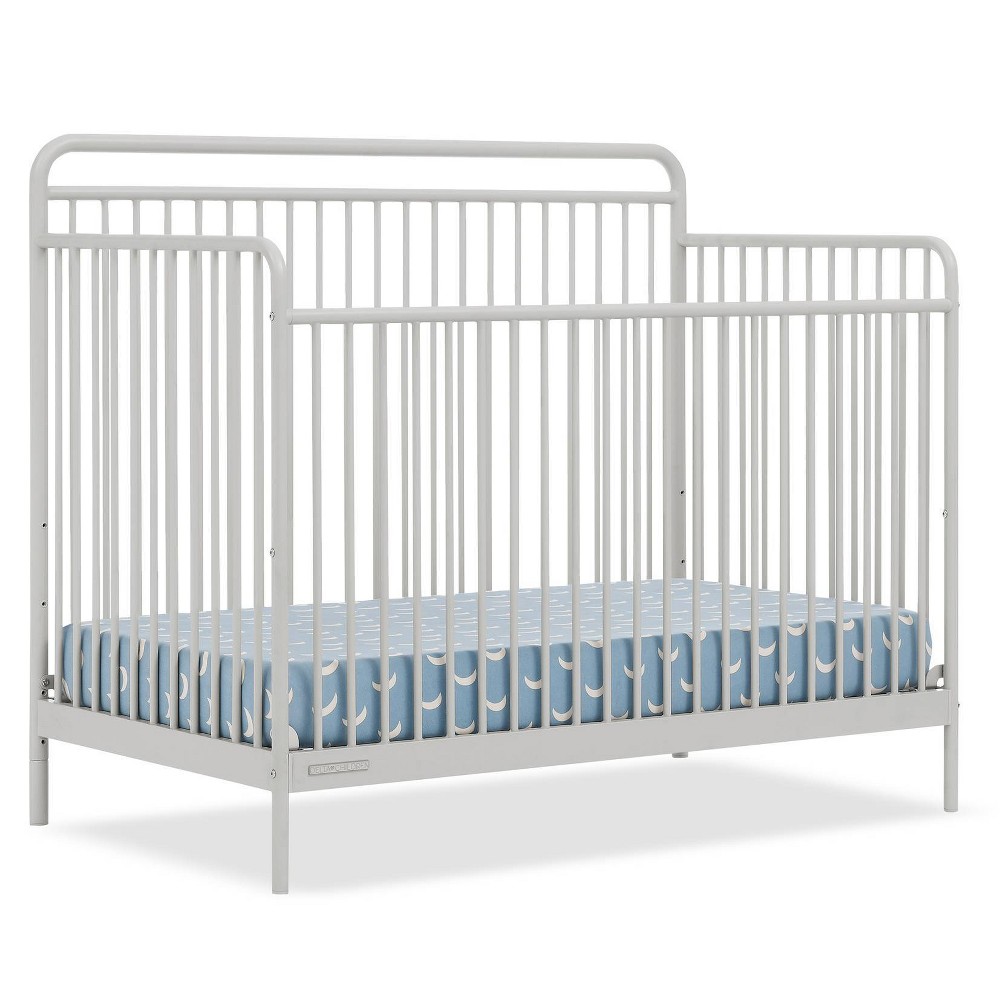 Delta Children Hayden 5-in-1 Convertible Metal Crib - Warm Gray -  89286132