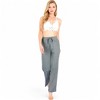 Anna-Kaci Women's High Waist Wide Leg Lounge Pants with Drawstring - 2 of 4