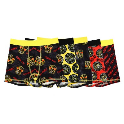 Cobra Kai Snake Logo 5pk Boys Underwear Boxer Briefs